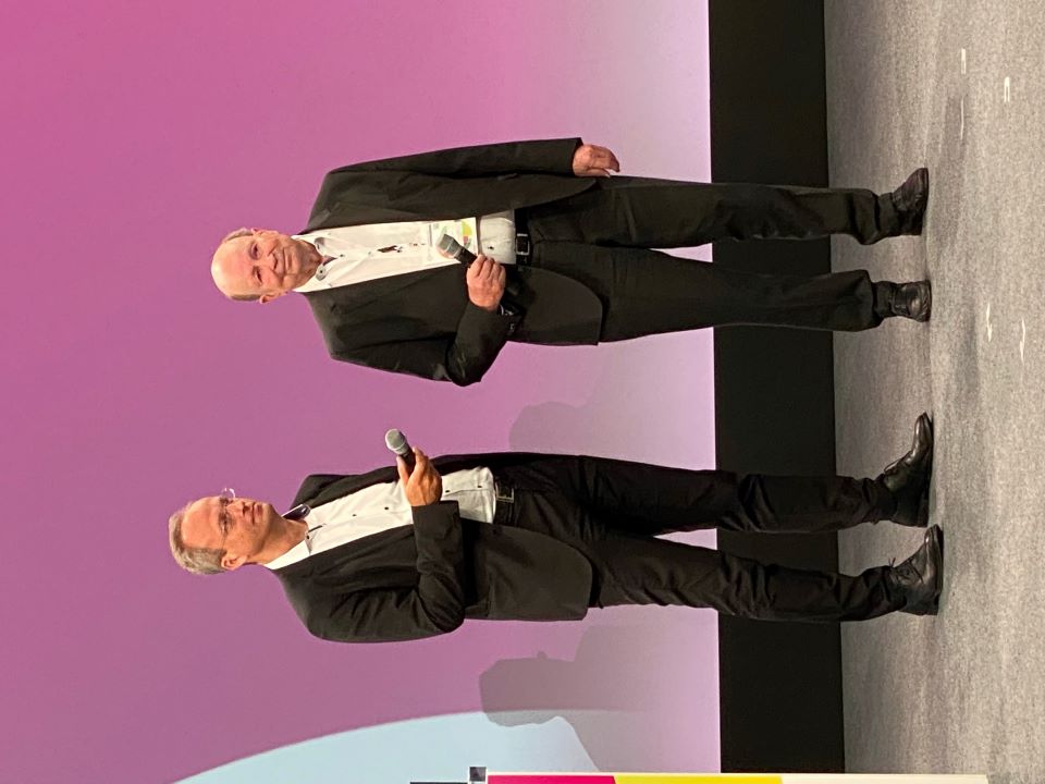 Bild Verleihung Ehrenpreis Dr. Thorsten Schmiege und Gunter Oschmann